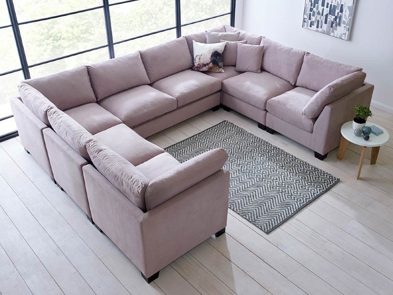 Bộ sofa góc gỗ sồi